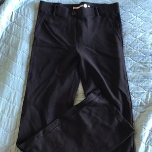 Betabrand boot-flare dress pant yoga pants m long